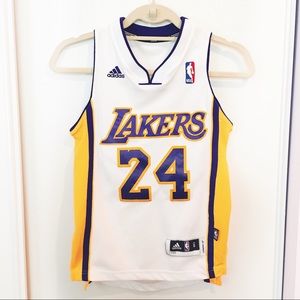 Kobe LA Lakers NBA Jersey #24 (White/Womens)